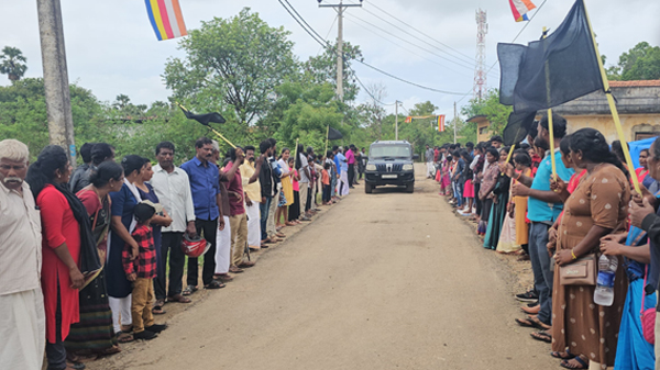 தையிட்டி சட்டவிரோத திஸ்ஸ விகாரைக்கு எதிராக மக்கள் ஆர்ப்பாட்டம்!