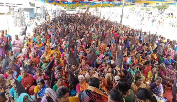 இலங்கை அரசைக் கண்டித்து தமிழக மீனவர்கள் ராமேஸ்வரத்தில் போராட்டம்