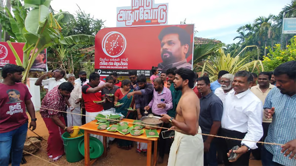 அநுரவின் வெற்றியை கொண்டாடும் யாழ்ப்பாணம்: தேசிய மக்கள் சக்தியின் காரியாலயத்தில் திரண்ட ஆதரவாளர்கள்