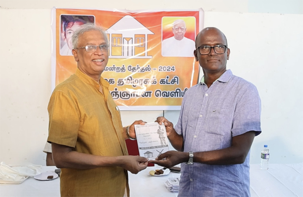 ஜே.வி.பிக்கு இலங்கைத் தமிழரசுக்கட்சி தேர்தல் விஞ்ஞாபனம் மூலம் பதிலளிப்பு