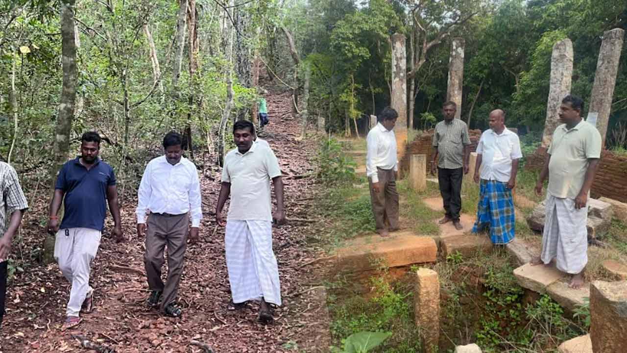 சர்ச்சைக்குரிய குருந்தூர்மலைக்கு விஜயம் செய்த எம்.பி ரவிகரன்!